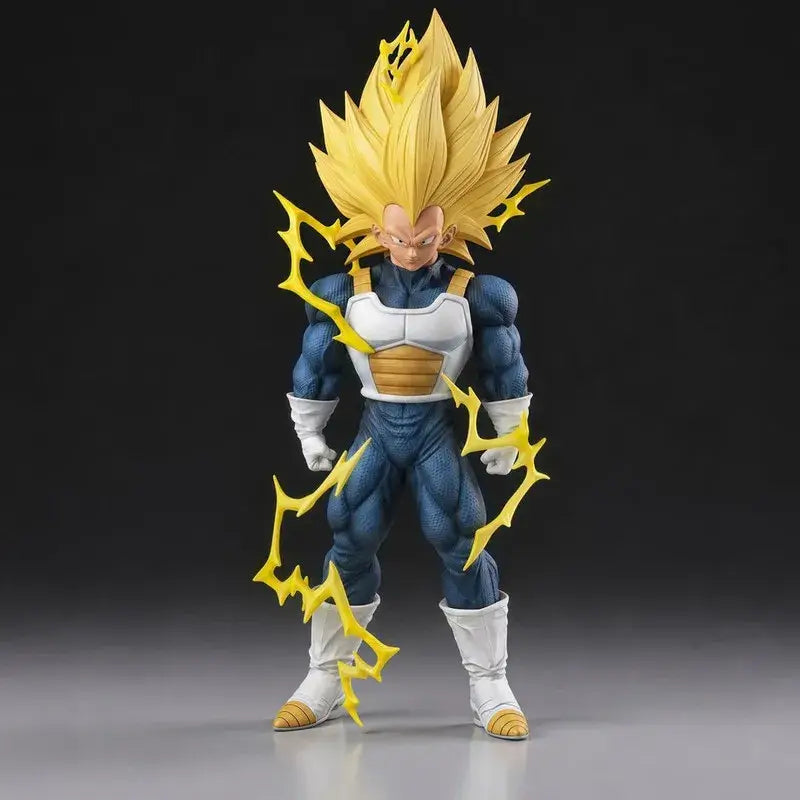 Vegeta Super Saiyan 3 figure showcasing detailed design and dynamic pose, perfect for Dragon Ball collectors.