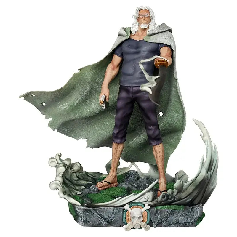 Figura collezionabile One Piece Silvers Rayleigh, decorazione da scrivania e regalo di compleanno.