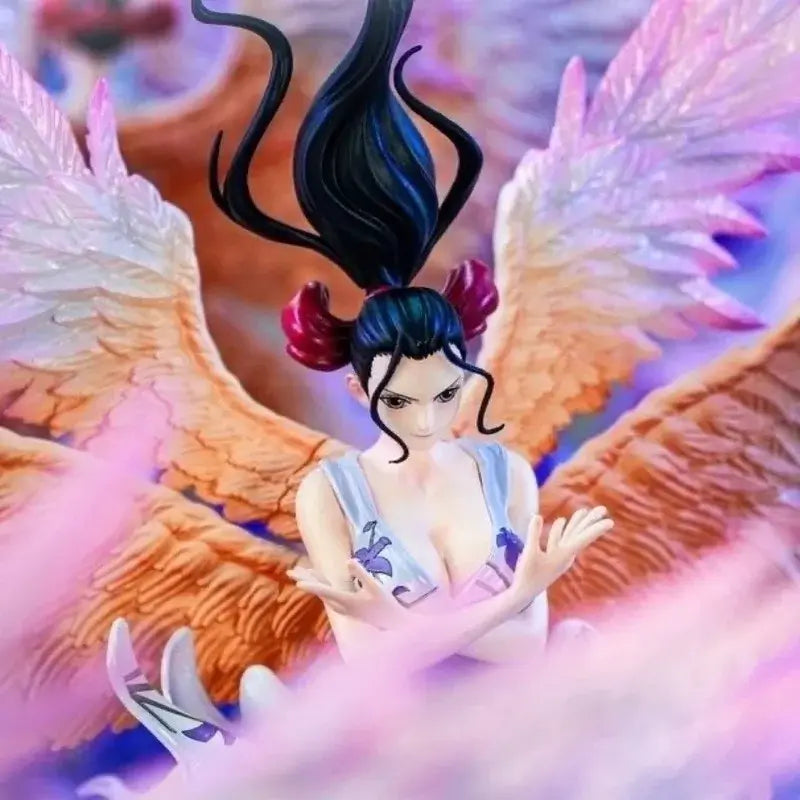 Nico Robin angelo a sei ali statua decorativa statuetta da collezione per adulti con dettagli intricati.