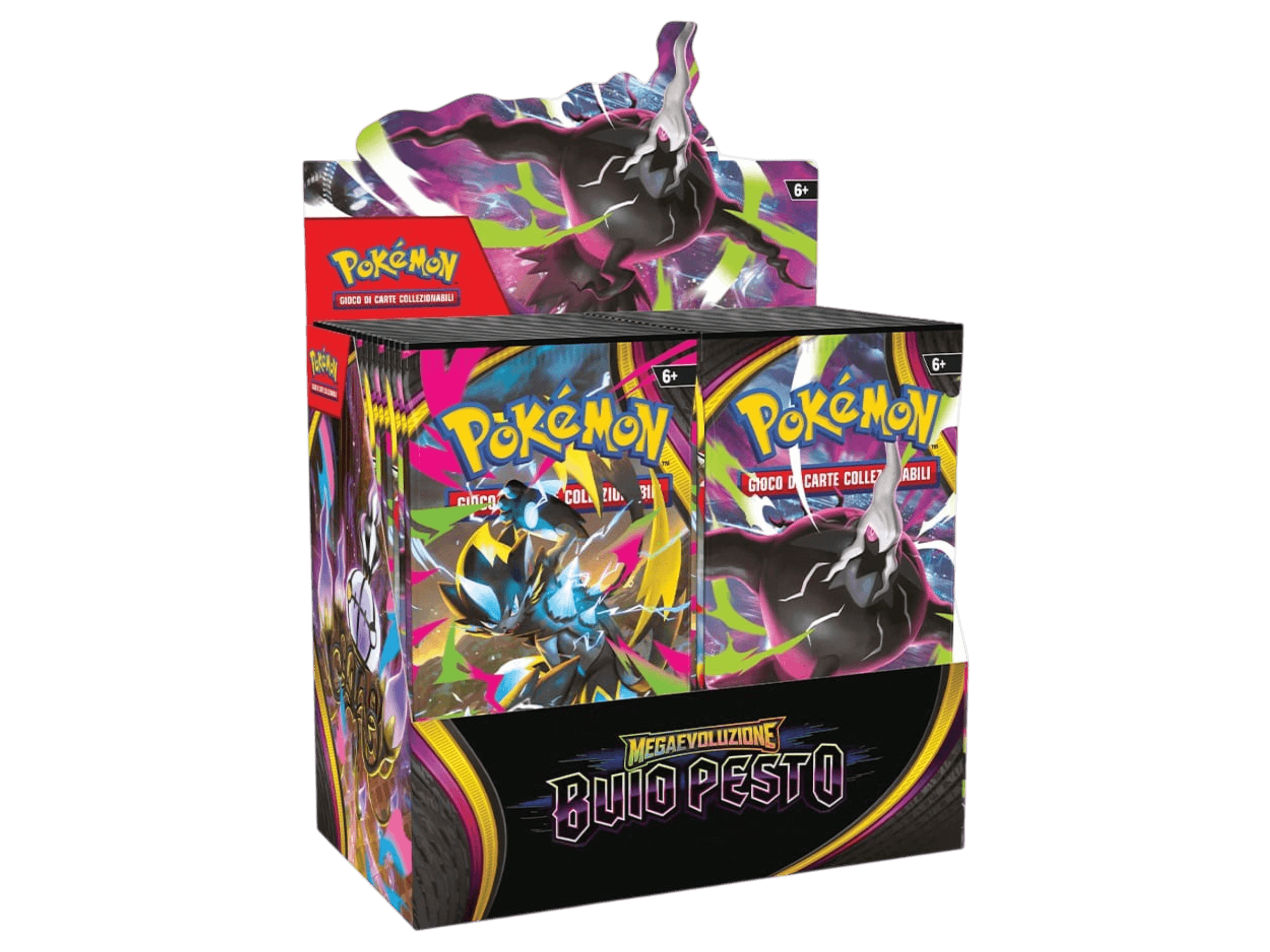 Box 36 buste Pokémon Buio Pesto italiano sigillato