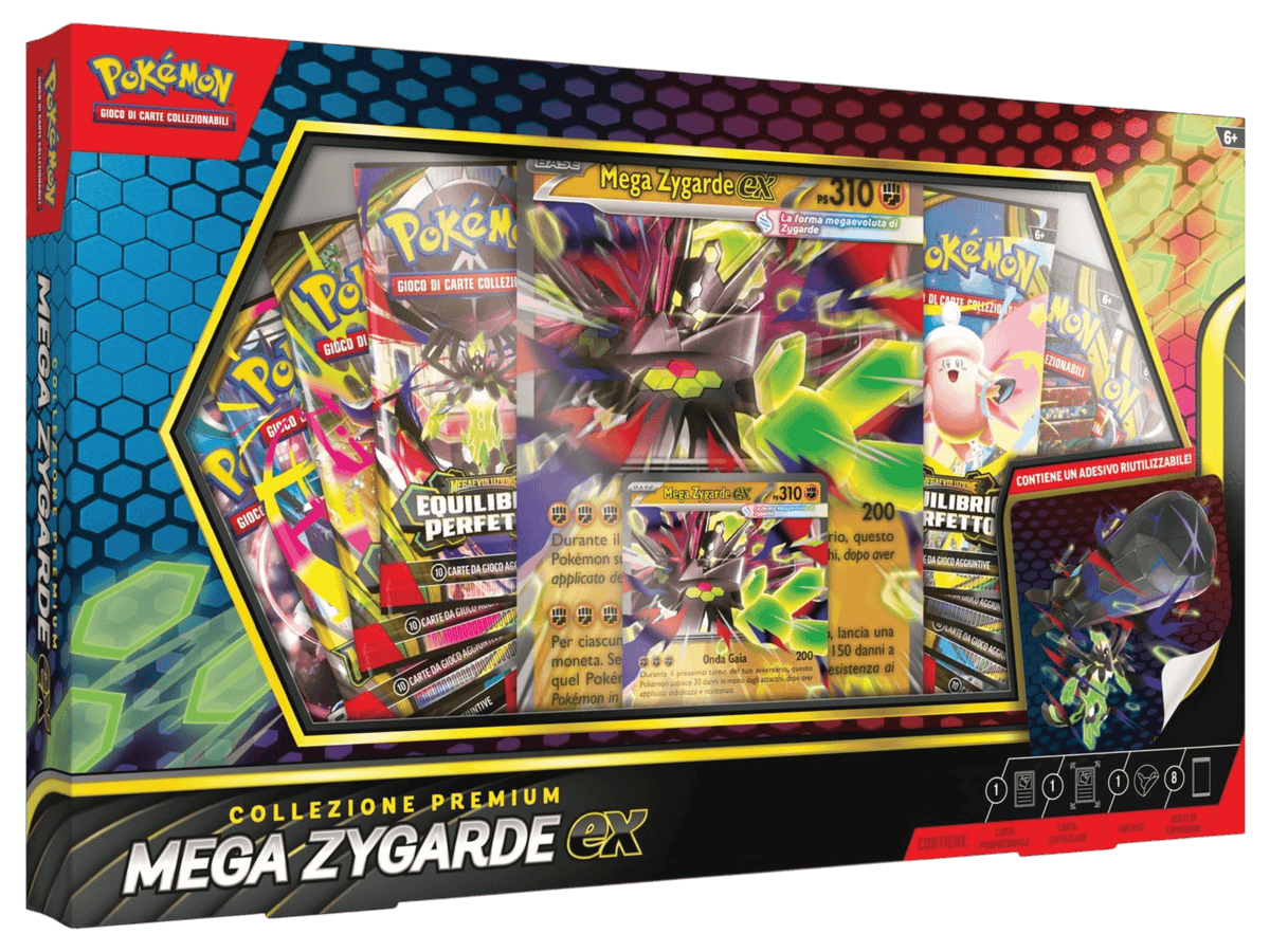 collezione pokémon mega zygarde ex italiano sigillata