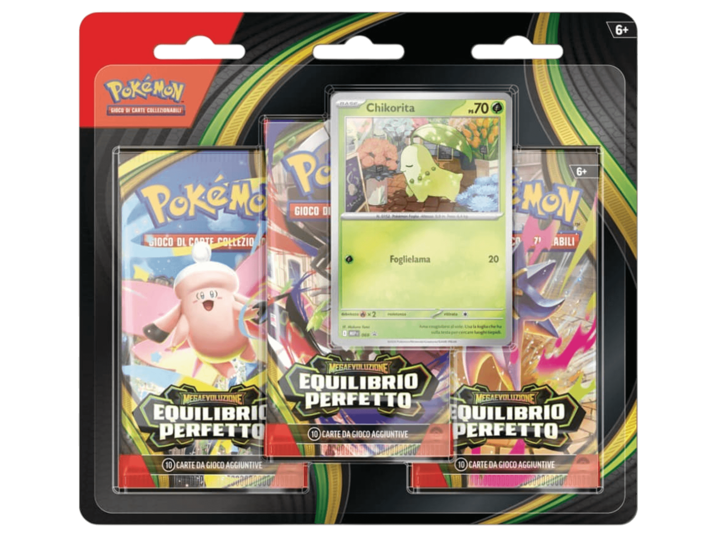 blister 3 buste pokémon equilibrio perfetto italiano sigillato