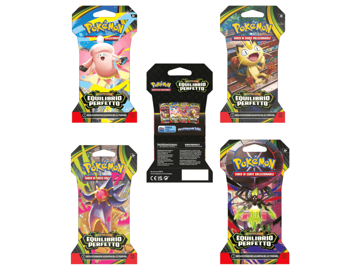 paper sleeve pokémon equilibrio perfetto italiano sigillata