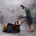 Shanks Anime One Piece statue 30cm standing on a detailed base representing a scene from the series.