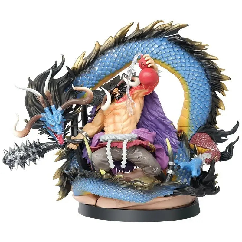 One Piece Kaidou 30cm statue figure featuring detailed design and high-quality PVC craftsmanship.