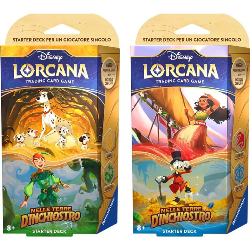 Starter deck Lorcana Nelle Terre d'Inchiostro italiano