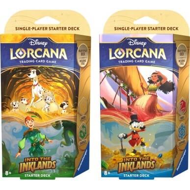 Starter deck display Lorcana Into the Inklands inglese 8 mazzi