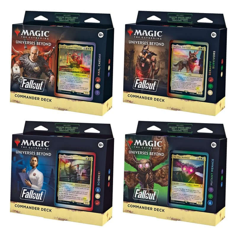 Commander deck Magic Fallout inglese, confezione sigillata Wizards of the Coast.