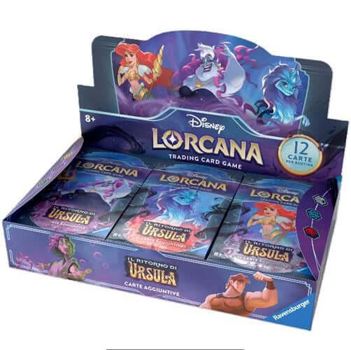 Booster display Lorcana Il Ritorno di Ursula italiano 24 buste