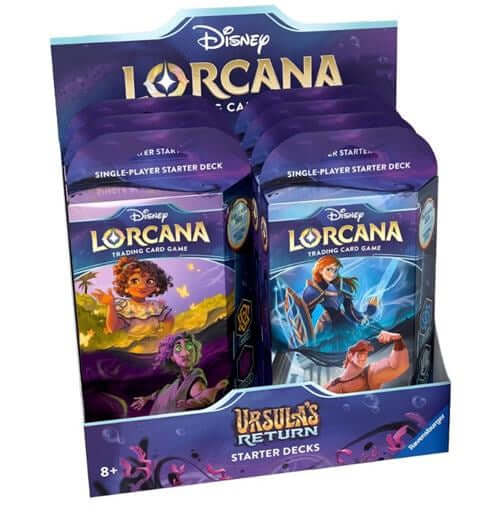 Starter deck display Lorcana Ursula's Return inglese 8 mazzi