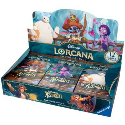 Booster display Lorcana Mare di Azzurrite italiano 24 buste
