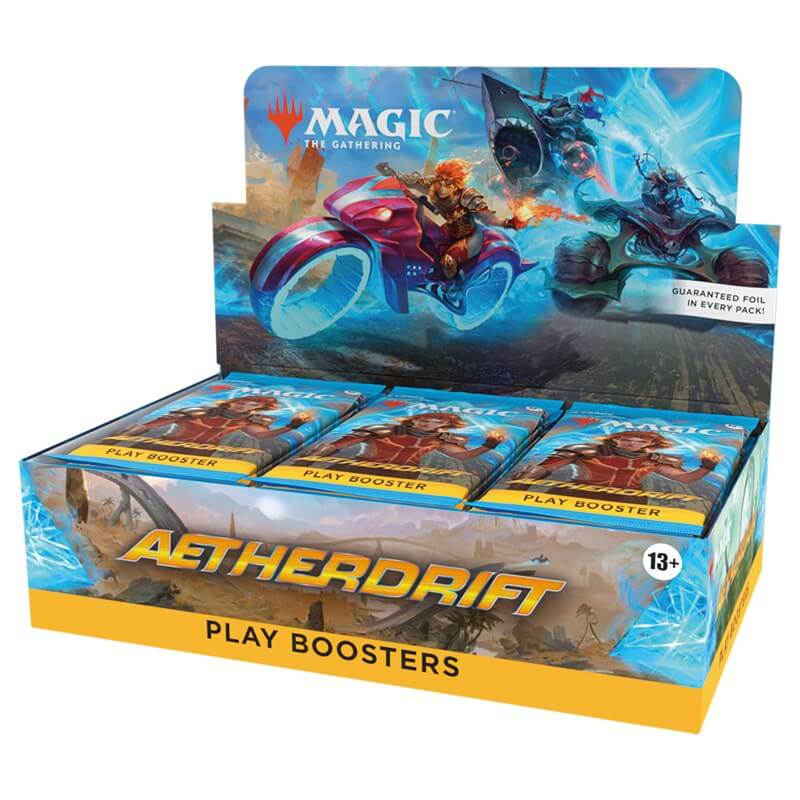 Play booster Magic Aetherdrift inglese, confezione sigillata Wizards of the Coast.