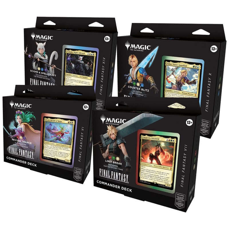 Commander deck Magic Final Fantasy inglese, confezione sigillata Wizards of the Coast.