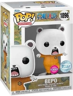 Funko Pop! One Piece 1896 Bepo (Flocked) (Exclusive) 9 cm 9 cm