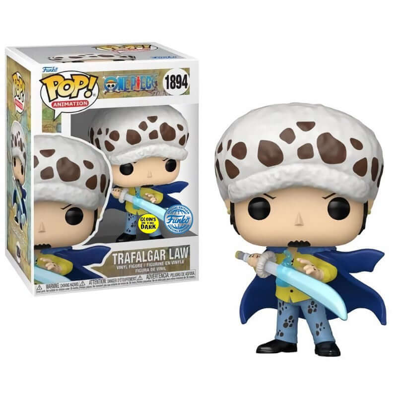 Funko Pop! One Piece 1894 Law With Blue Anesthesia (Glow In The Dark) (Exclusive) 9 cm 9 cm