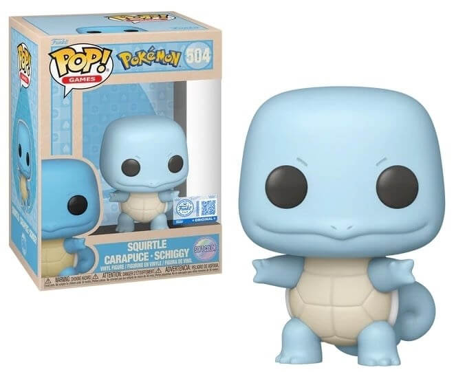 Funko Pop! Pokémon 504 Squirtle (Soft Color) (Exclusive) 9 cm 9 cm