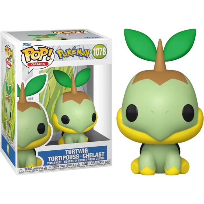 Funko Pop! Pokémon Games - 1078 Turtwig 9 cm 9 cm
