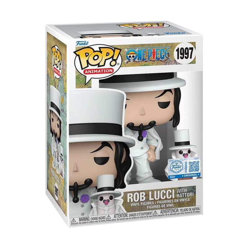 Funko Pop! One Piece 1997 Rob Lucci With Hattori W/Chase (Exclusive) 9 cm 9 cm