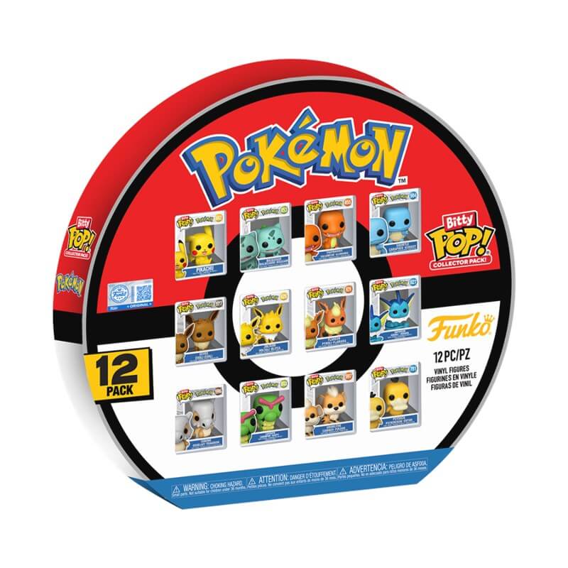 Funko Bitty Pop! Pokémon Collector Pack - 12pz