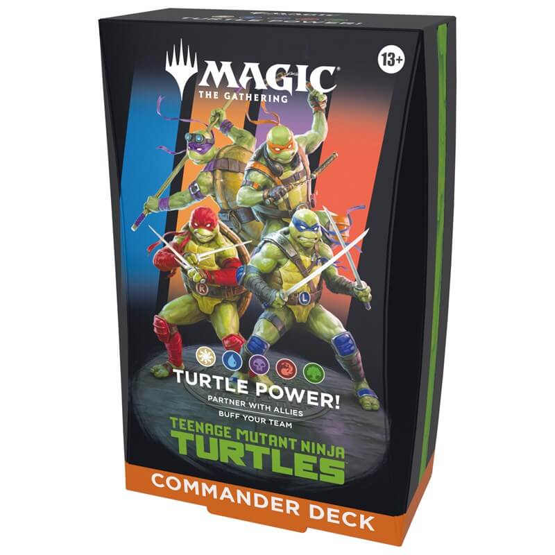 Commander deck Magic Teenage Mutant Ninja Turtles inglese, confezione sigillata Wizards of the Coast.