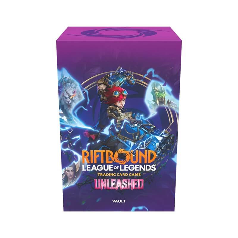 Vault Riftbound Unleashed inglese, confezione da collezione sigillata Riot Games.