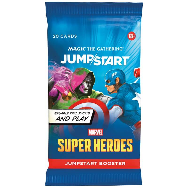 Jumpstart booster Magic Marvel Super Heroes inglese, confezione sigillata Wizards of the Coast.