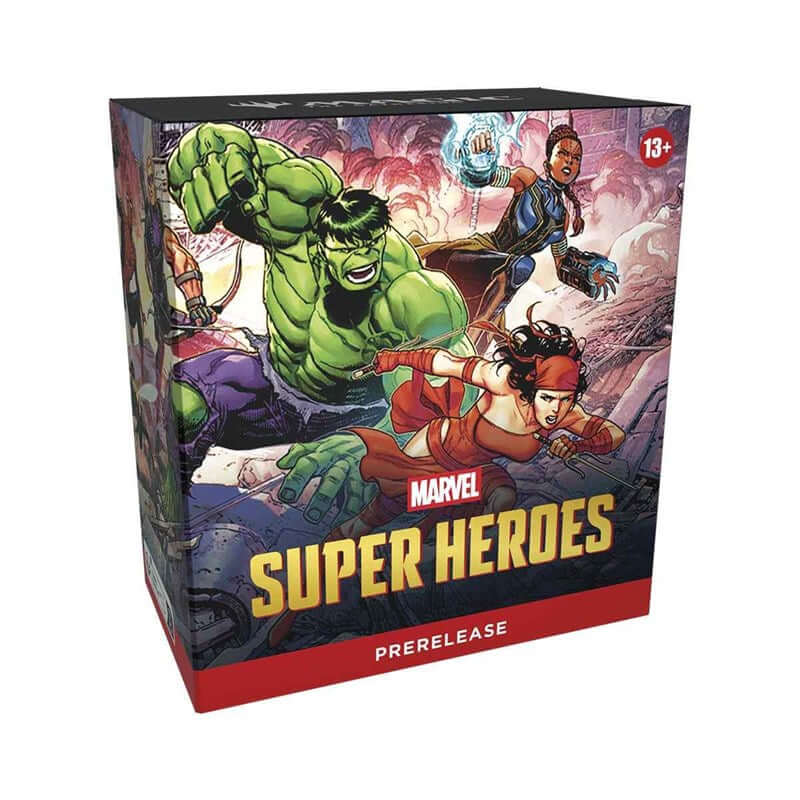 Prerelease pack Magic Marvel Super Heroes italiano, confezione sigillata Wizards of the Coast.