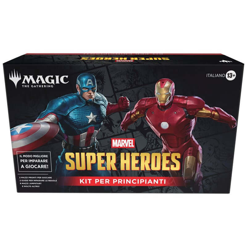 Beginner box Magic Marvel Super Heroes italiano, confezione sigillata Wizards of the Coast.