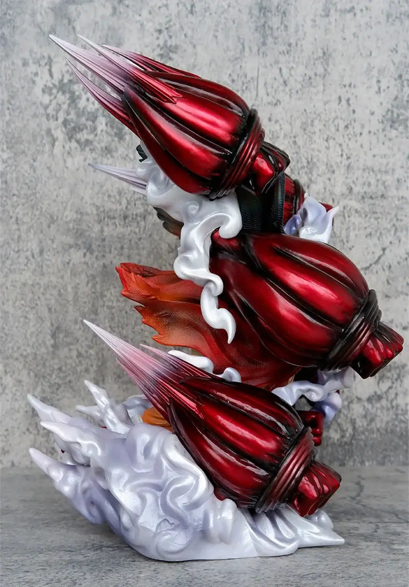 One Piece Luffy Gear Fourth action figure showcasing detailed design and vibrant colors from the popular anime series.