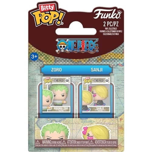 Funko Bitty Pop! One Piece 2-Pack - Zoro Sanji