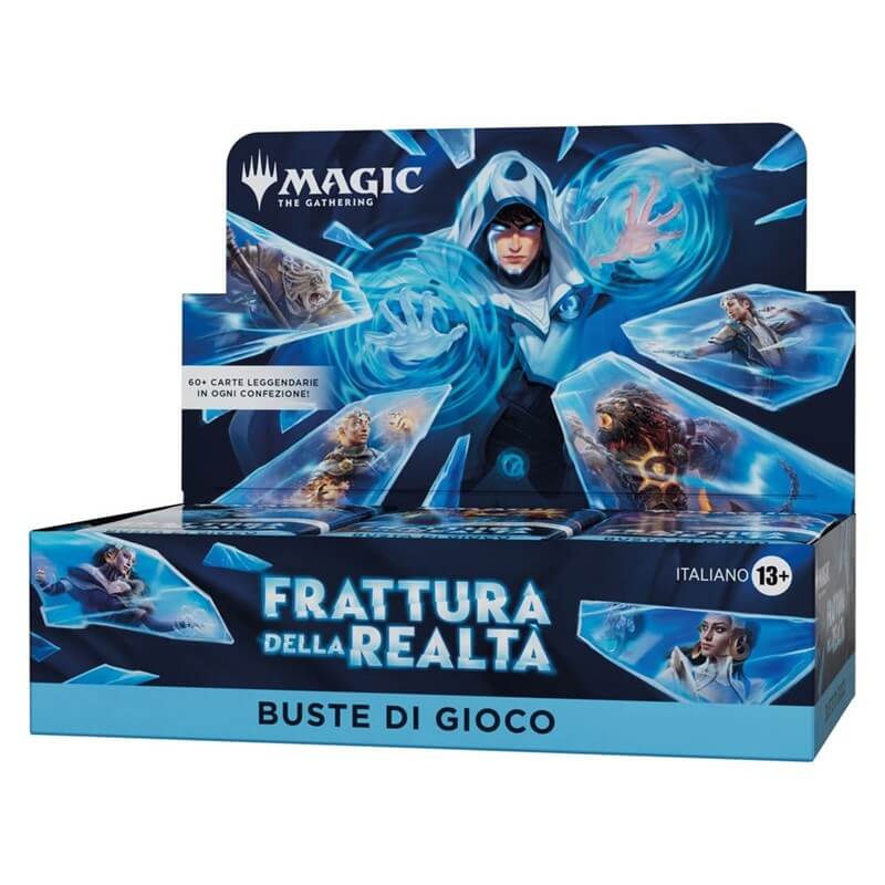 Play booster Magic Reality Fracture italiano, confezione sigillata Wizards of the Coast.