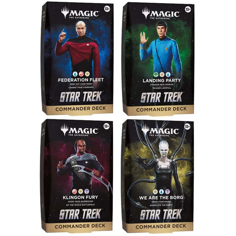 Commander deck Magic Star Trek inglese, confezione sigillata Wizards of the Coast.