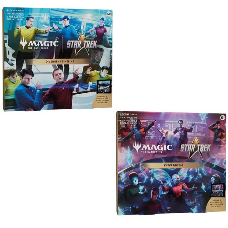 Scene box Magic Star Trek inglese, confezione sigillata Wizards of the Coast.