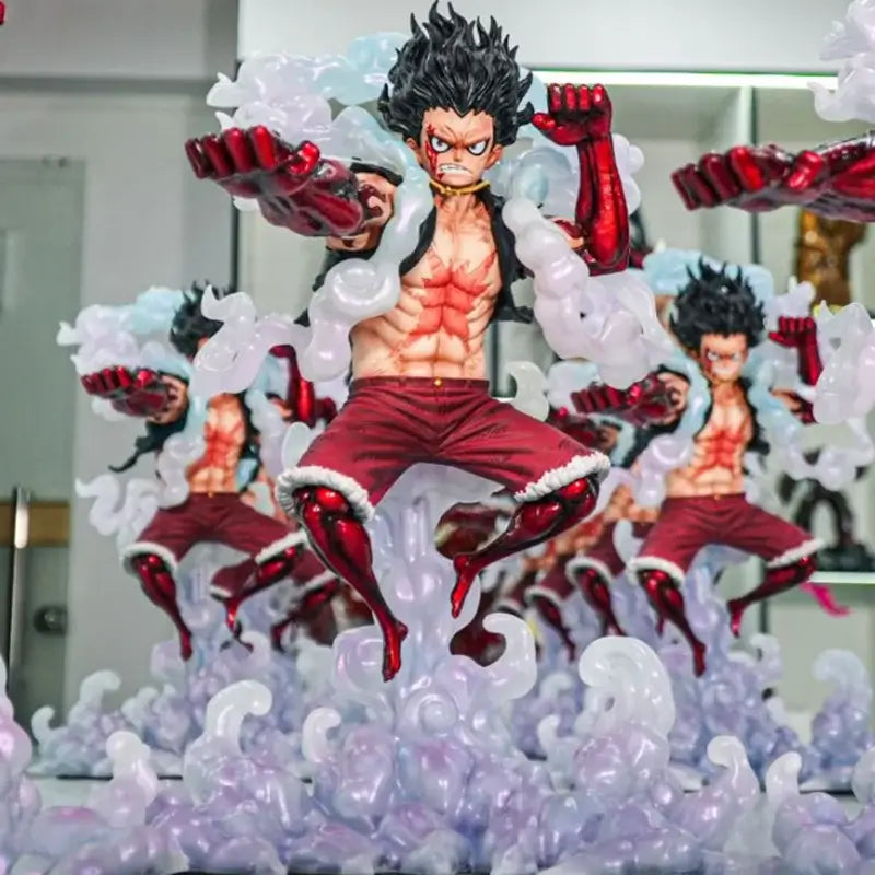 Snake Man Luffy action figure with dynamic pose, 30cm collectible from One Piece series.