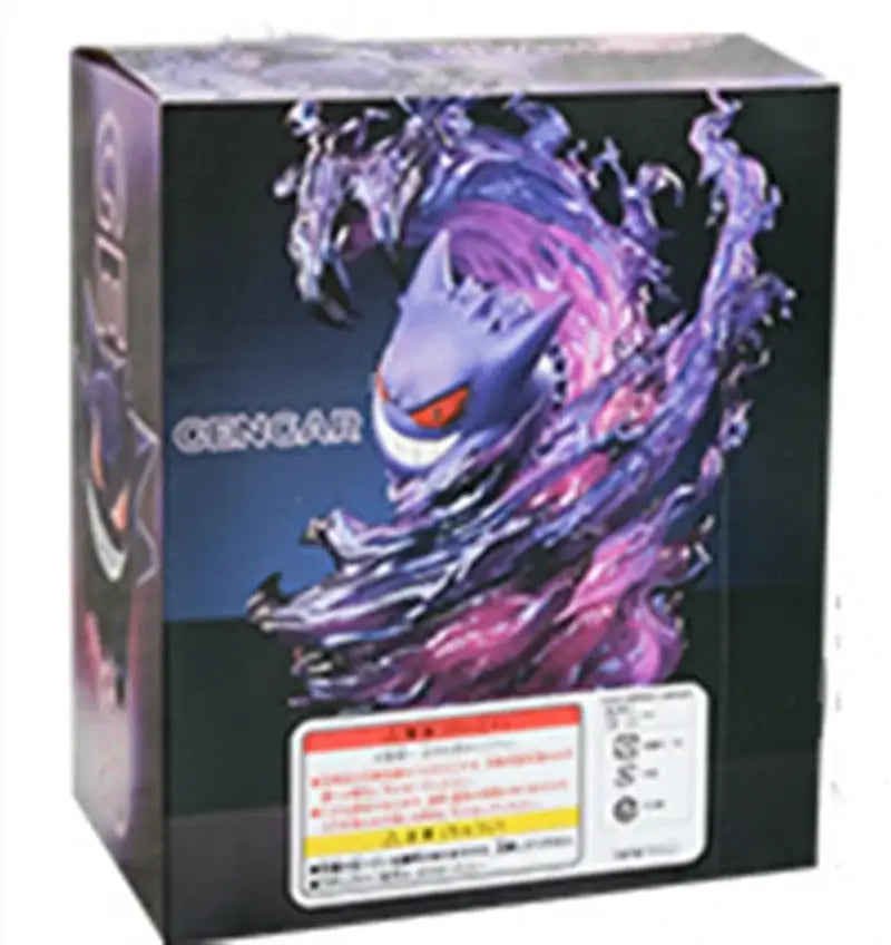 Gengar Action Figure Pokemon box showcasing detailed design and vibrant colors of Gengar.