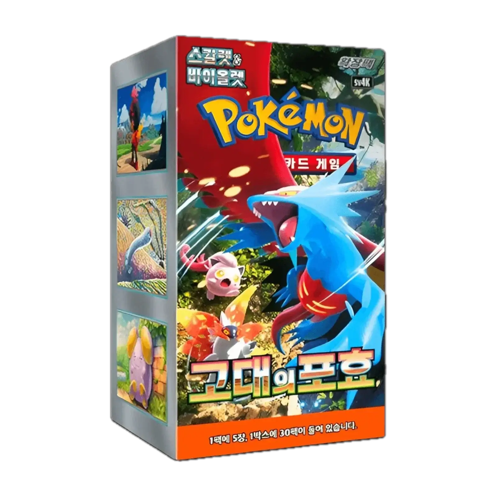 Pokemon Ancient Roar booster box coreano, confezione sigillata del gioco di carte.
