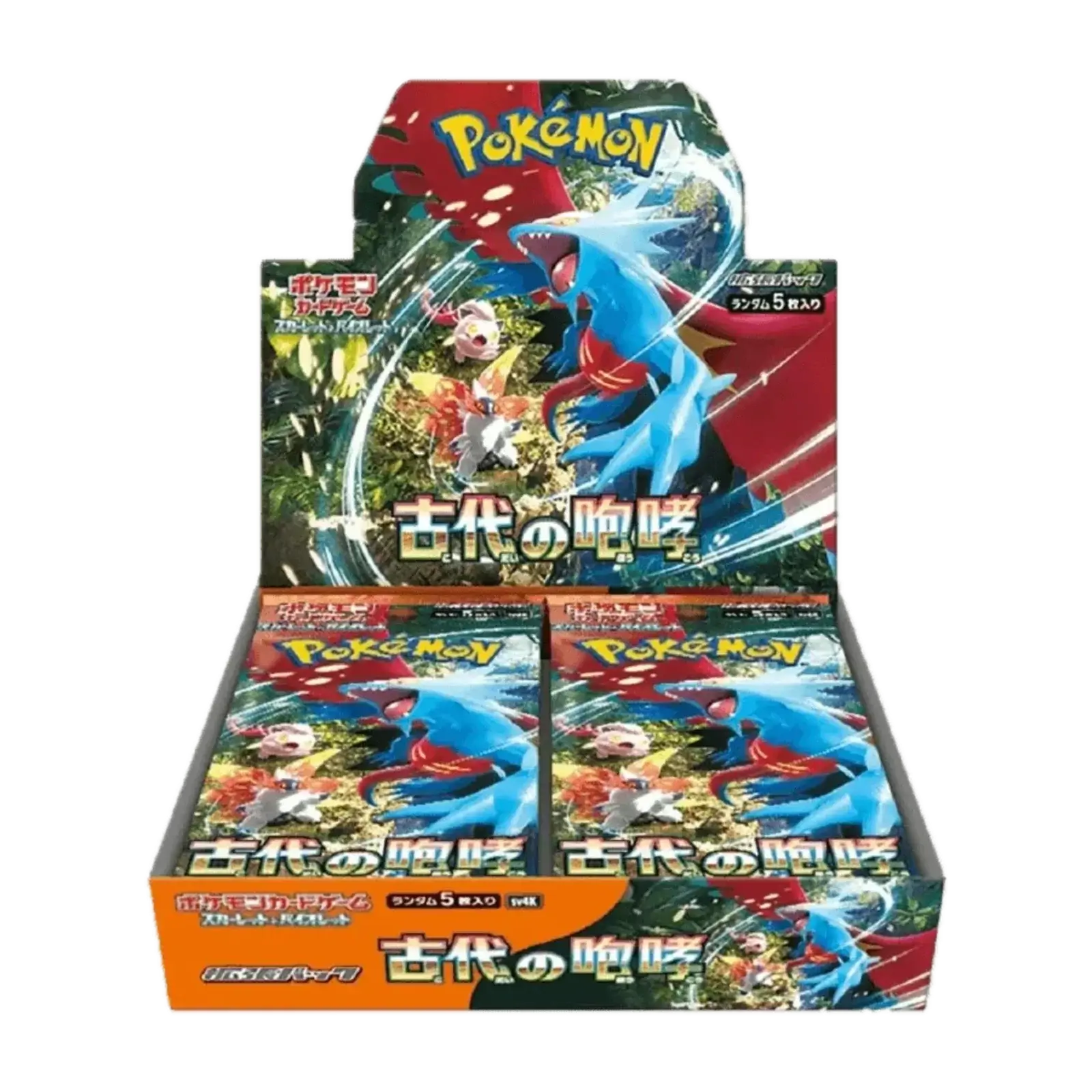 booster box Pokemon giapponese Ancient Roar con confezioni sigillate