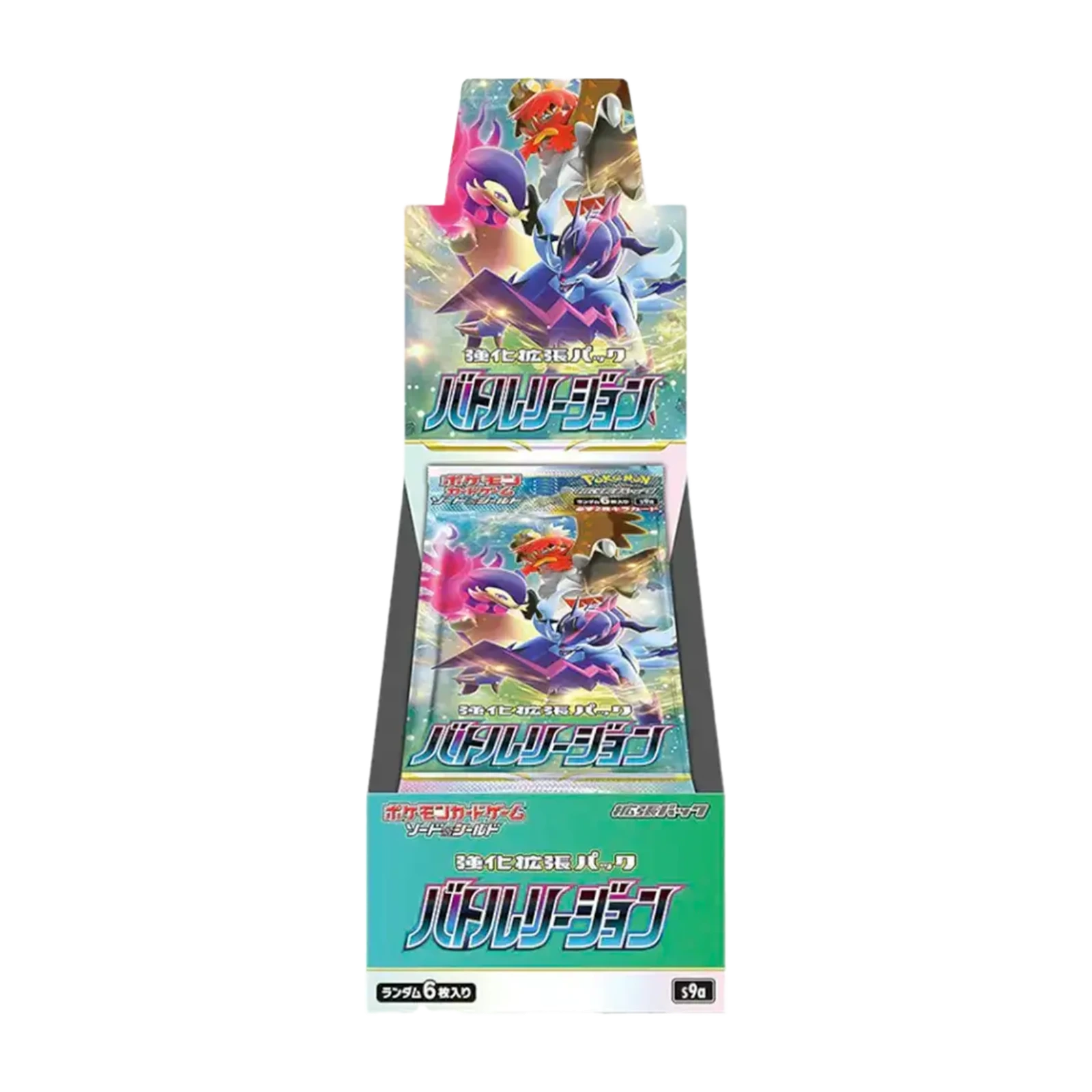 booster box Pokémon Battle Region Giapponese, confezione di giochi di carte Pokémon in giapponese.