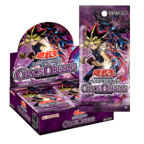 Booster box Yu-Gi-Oh! Chaos Origins giapponese, confezione sigillata Konami.