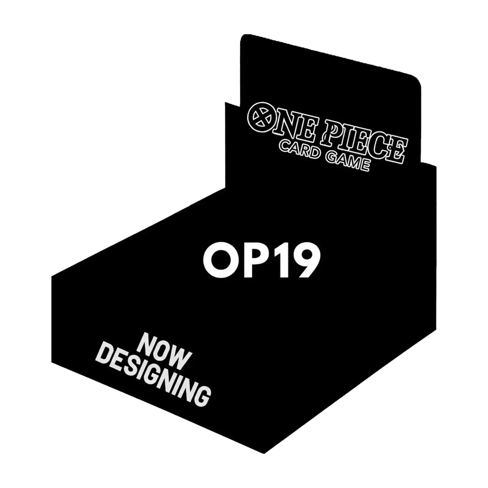 One Piece Card Game OP-19 Booster Box inglese, immagine del box in design.