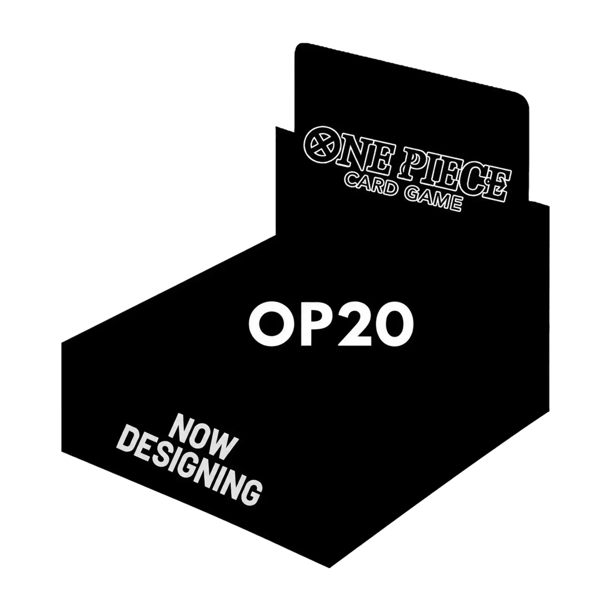 One Piece OP-20 Booster Box - design del display in lingua inglese del ventesimo set