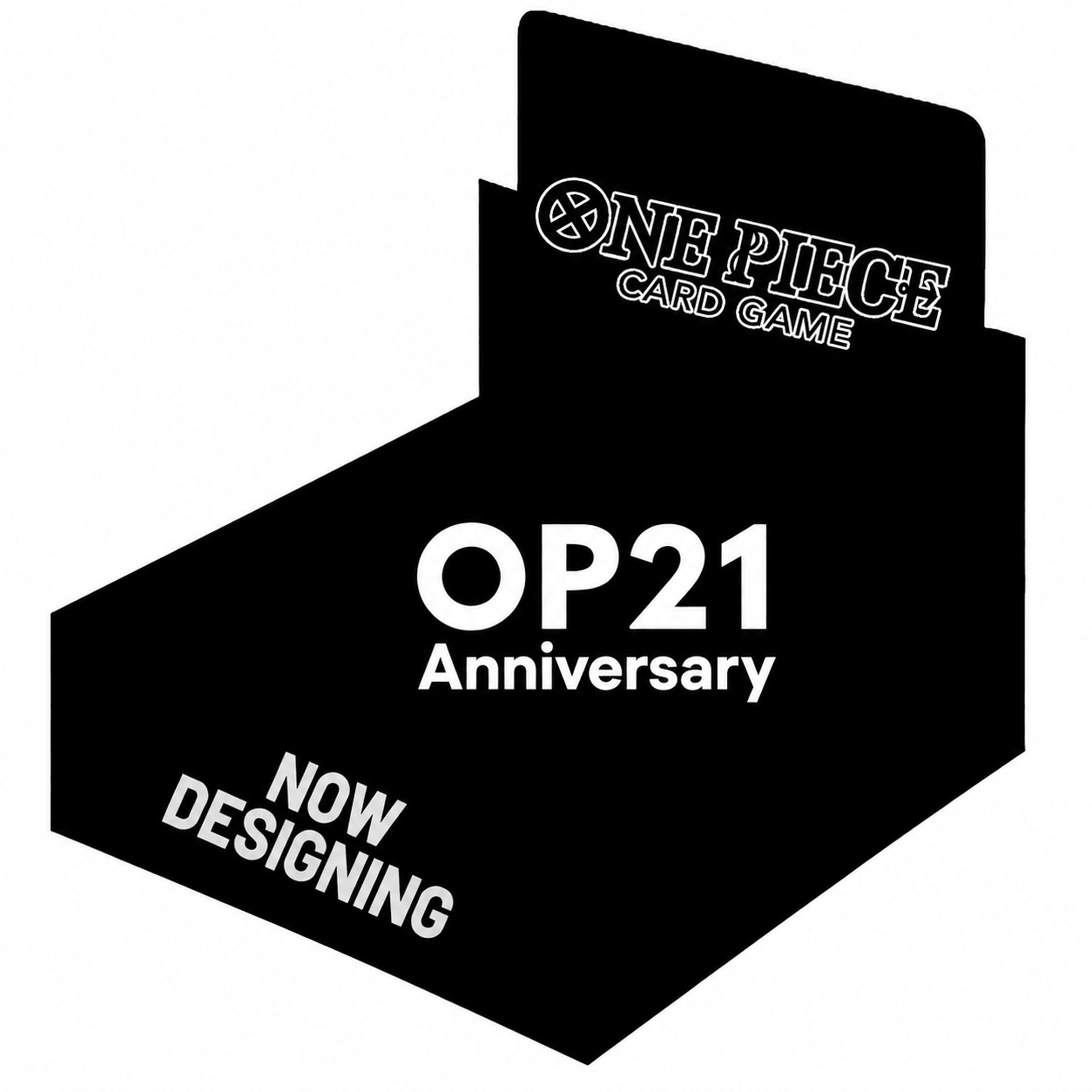 One Piece Card Game OP-21 Booster Box ENG packaging design for the 5th anniversary celebration.