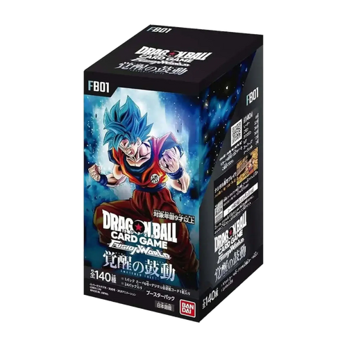 dragon ball fusion world fb01 booster box giapponese – confezione del gioco di carte.
