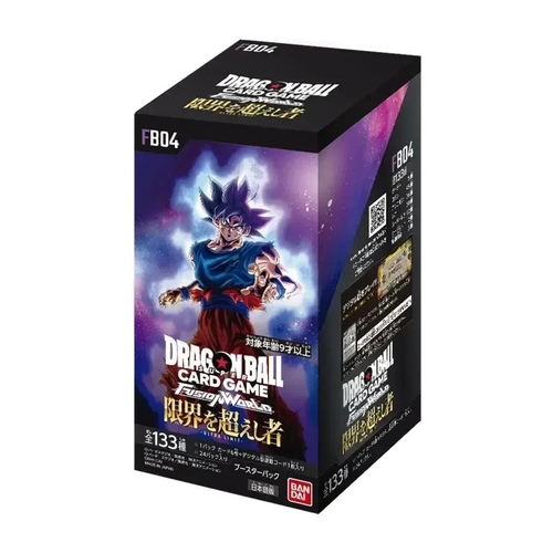 Dragon Ball Fusion World FB04 Booster Box Giapponese, confezione sigillata del gioco di carte.