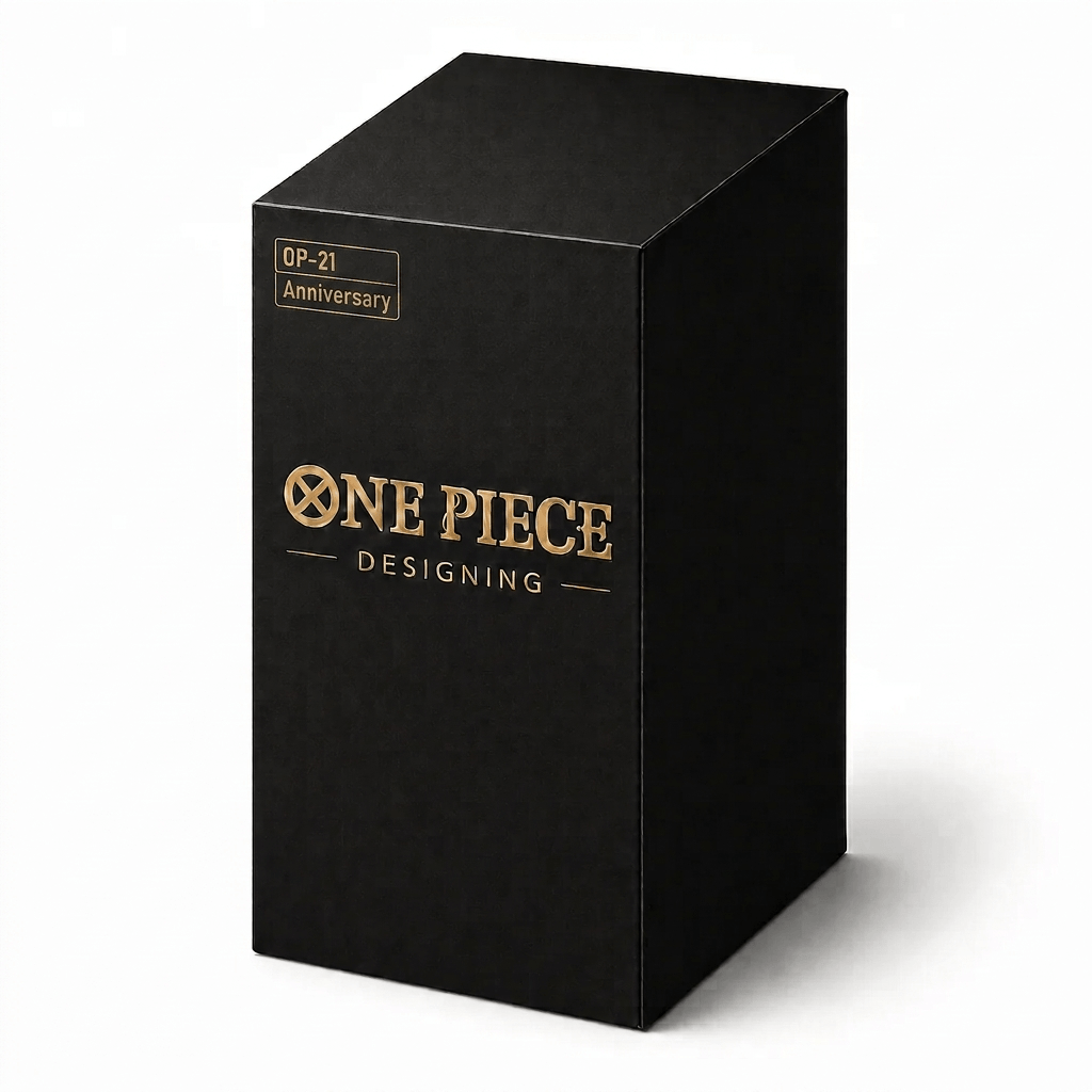 One Piece Card Game OP-21 Booster Box JAP - black packaging design with anniversary label