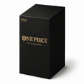One Piece Card Game OP-20 Booster Box JAP packaging in sleek black design with gold accents.