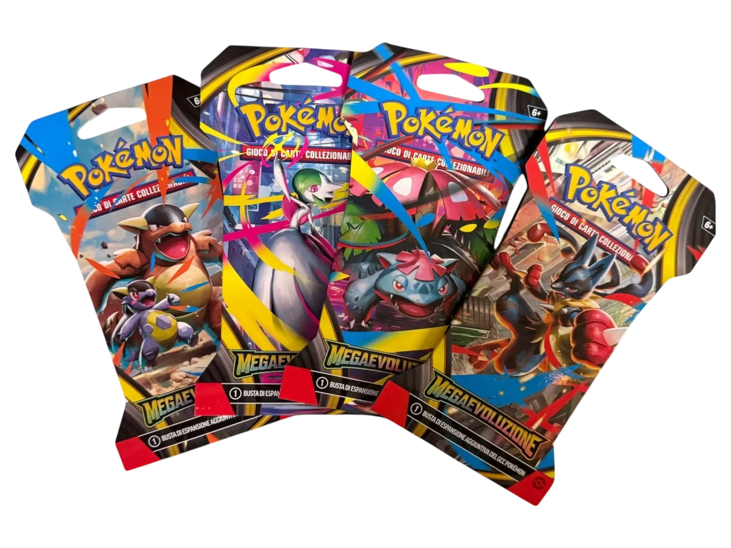 paper sleeve pokémon megaevoluzioni italiano sigillata