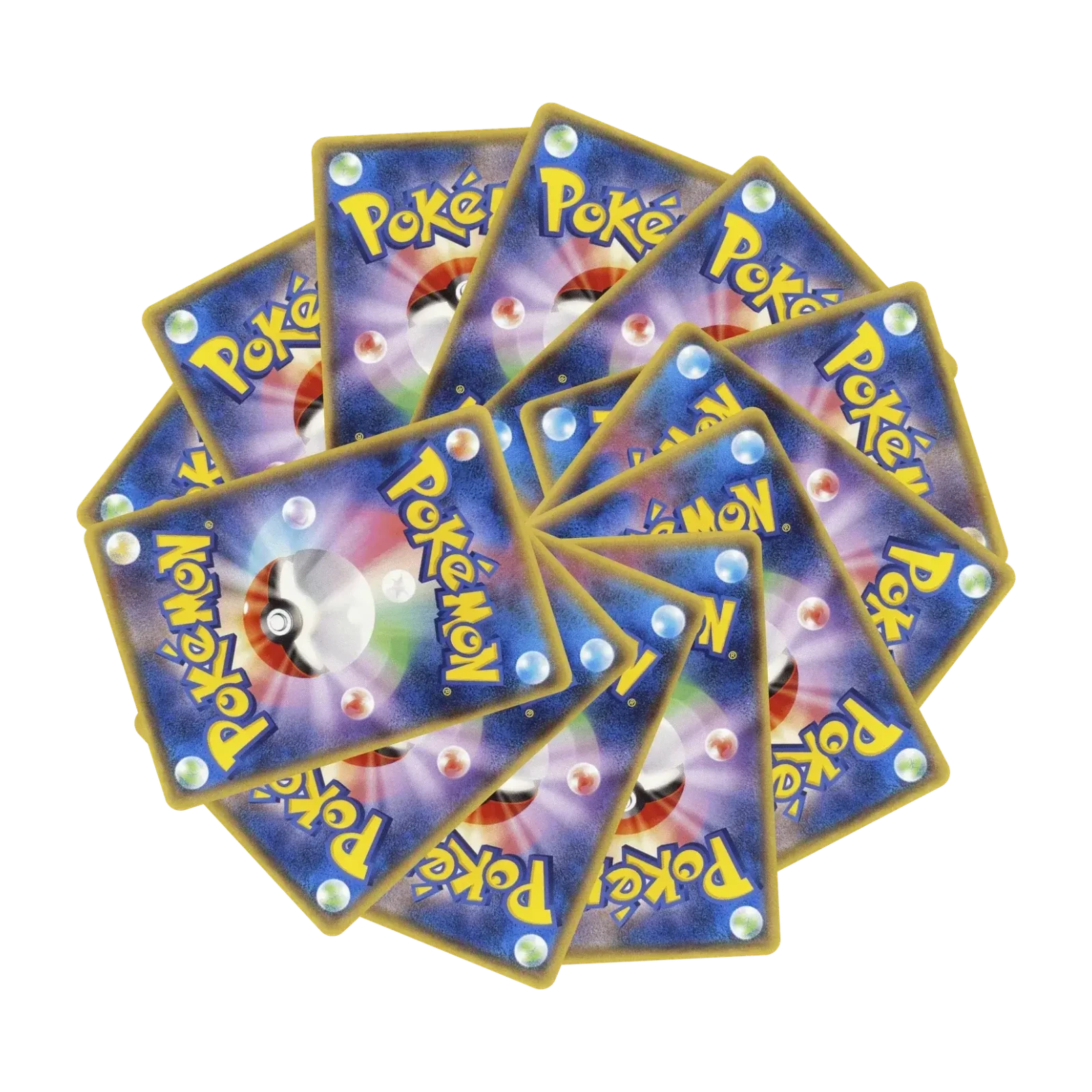 Lotto carte Pokémon art rare giapponesi - carte disposte a spirale