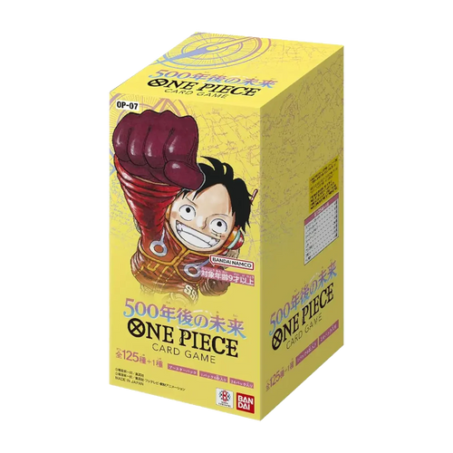 booster box One Piece 500 Years in the Future Giapponese, confezione chiusa del gioco di carte.