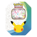 Pokémon 30th Anniversary Celebration Sylveon EX Tin ITA featuring Sylveon ex card and Pikachu design.